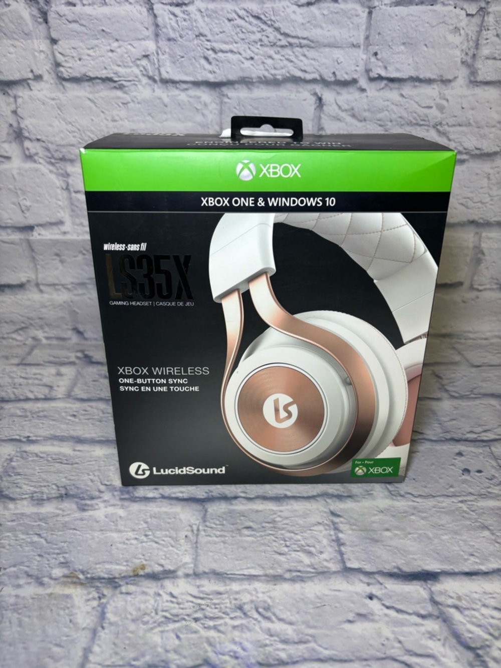 LUCIDSOUND LS35X Wireless Gaming Headset Xbox Series X|S One Rose Gold White